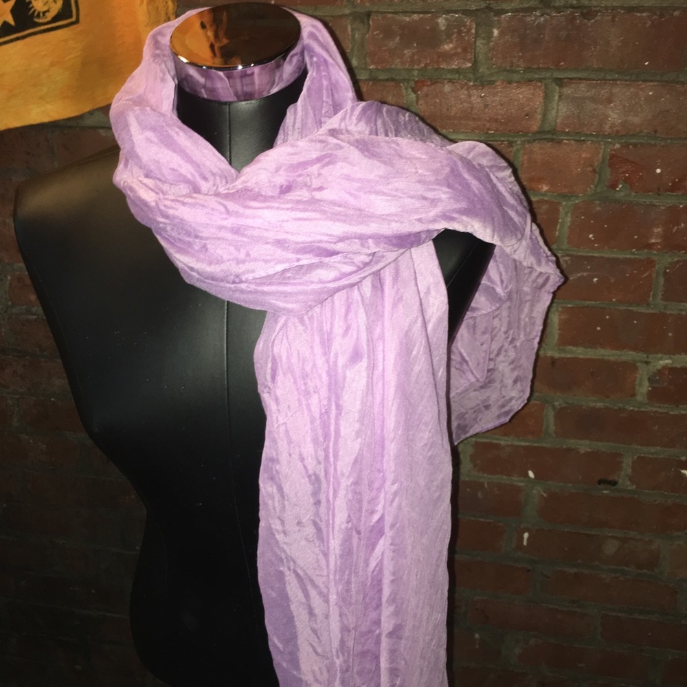 Purple scarf